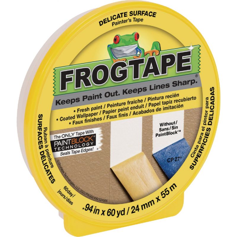 FrogTape Delicate Surface Masking Tape Yellow