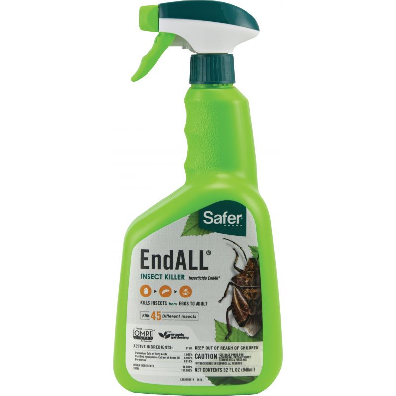 Safer EndAll Insect Killer 32 Oz., Trigger Spray