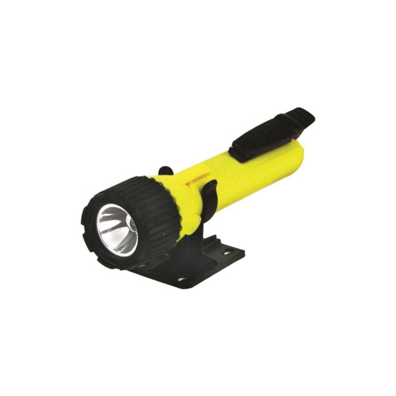 Dorcy 41-0092 Flashlight, 3C Battery, Alkaline Battery, LED Lamp, 124 Lumens, 140 m High, 93 m Low Beam Distance, Yellow Yellow