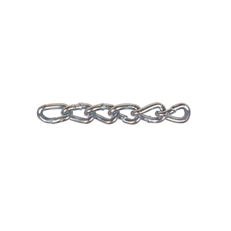 Ben-Mor 51021 Twist Link Chain, #4, 100 ft L, 200 lb Working Load, Carbon Steel, Zinc