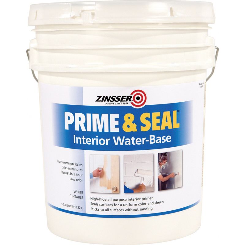 Zinsser Interior Prime &amp; Seal Primer 5 Gal., White