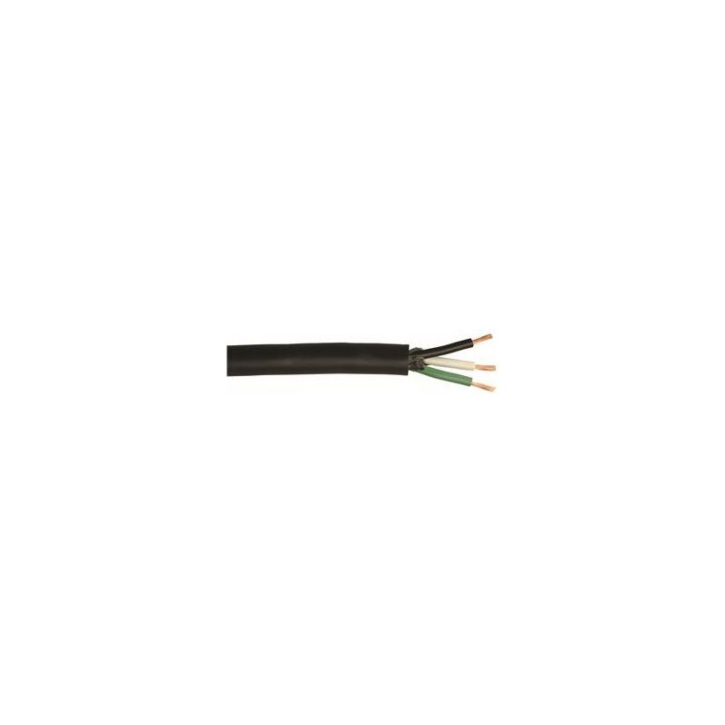 CCI 233896608 Electrical Cable, 10 AWG Wire, 3-Conductor, 100 ft L, Copper Conductor, TPE Insulation, TPE Sheath