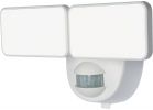 Heath Zenith Battery Operated Security Light Fixture White