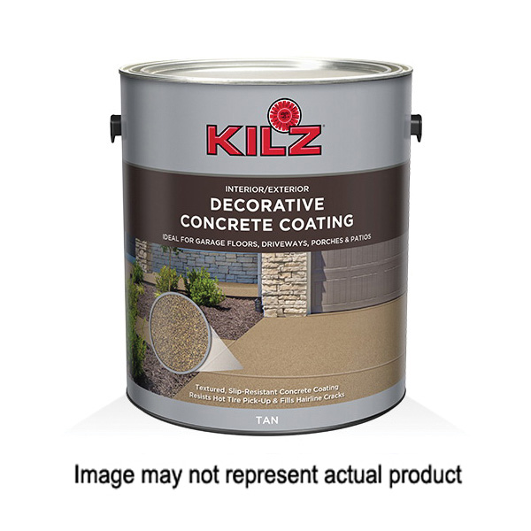 Buy Kilz L378611 Concrete Coating, Gloss, Tan, 1 gal Tan (Pack of 4)