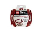 Oatey 42775 Fix-it Flange Repair Ring, Steel, Red, Painted, For: All Flange and Toilet Installations Red
