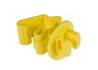 Zareba ITY-Z Standard Snug-Fitting Insulator, Aluminum/Polywire/Steel, Polyethylene, Yellow Yellow