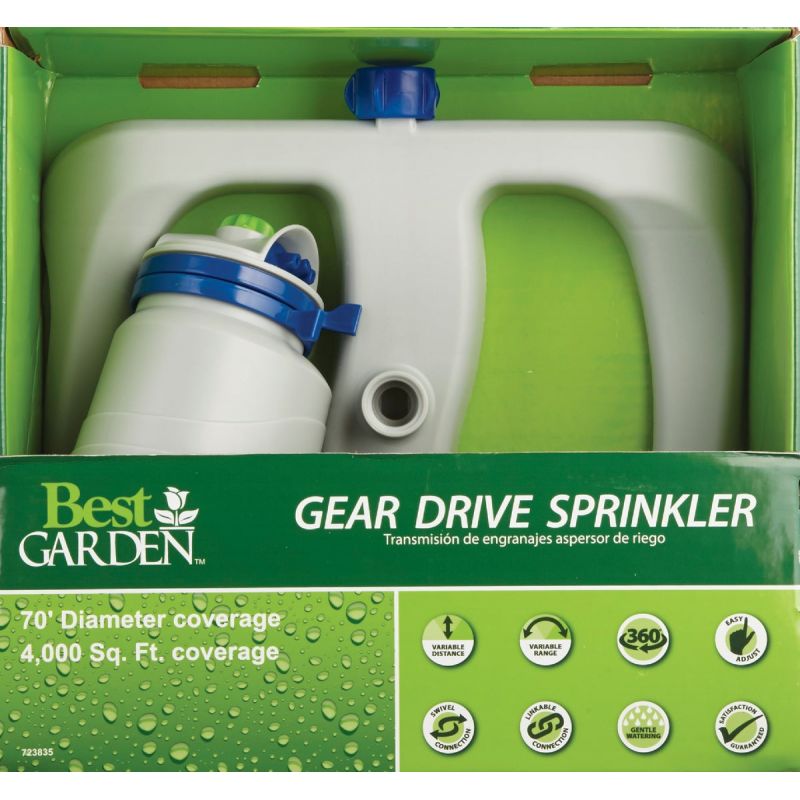 Best Garden Gear Drive Sprinkler Blue/Gray