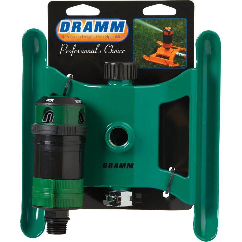 Dramm ColorStorm Gear Drive Sprinkler Green