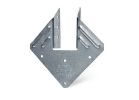 Simpson Strong-Tie H1Z Roof Outlet, 5-1/4 in L, Steel, ZMAX, Fastening Method: Nails Silver