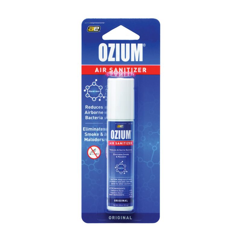 Ozium OZ-1 Air Freshener, 0.8 oz Aerosol Can, Original Clear