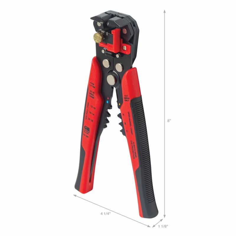 Gardner Bender GS-395 Adjustable Automatic Wire Stripper, 10-3/4 in OAL, 10 to 26 AWG Cutting Capacity
