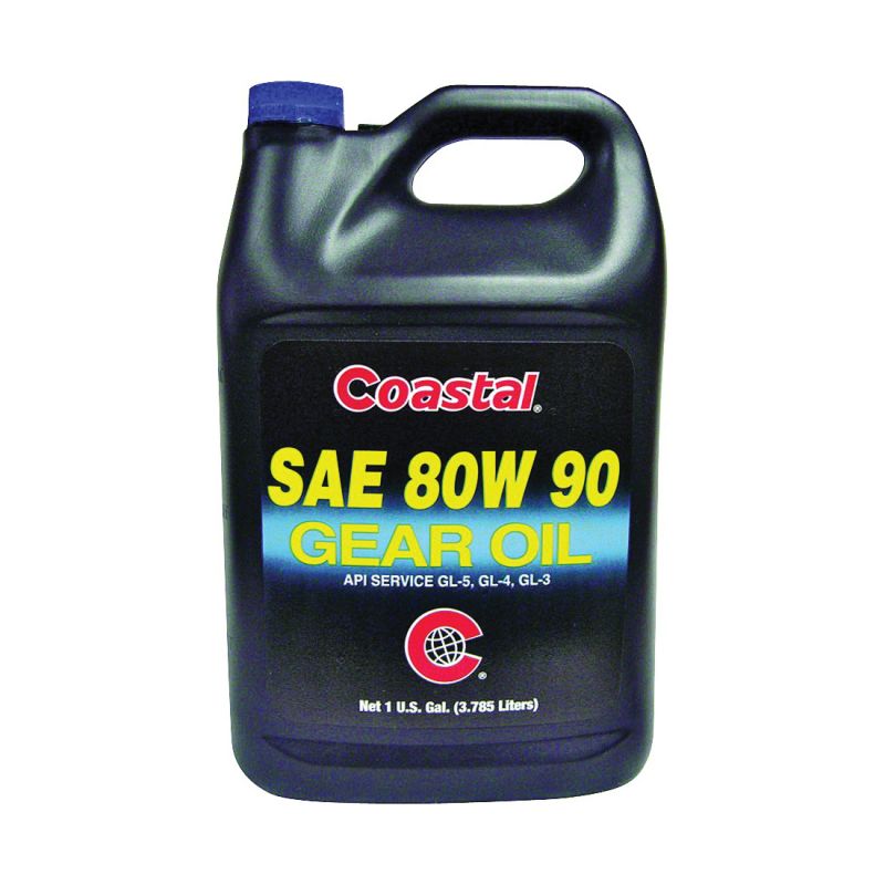 Coastal 12405 Gear Oil, 80W-90, 1 gal Bottle Clear Amber