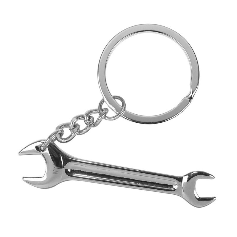 Hy-Ko KH747 Key Chain, Wrench, Split Ring (Pack of 5)