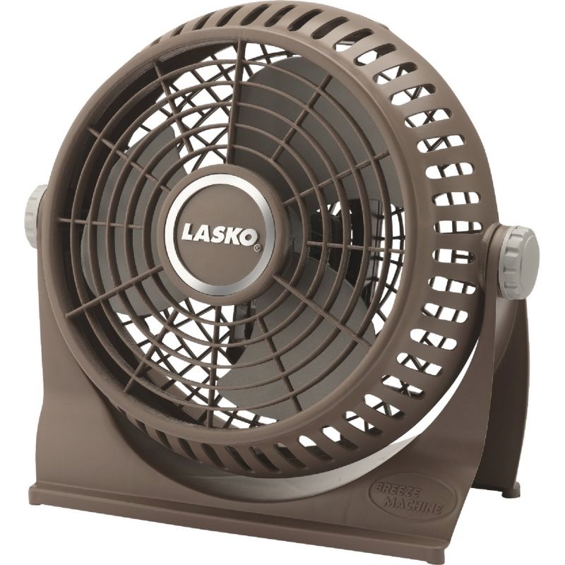 Lasko Breeze Machine 10 In. Floor Fan Gray