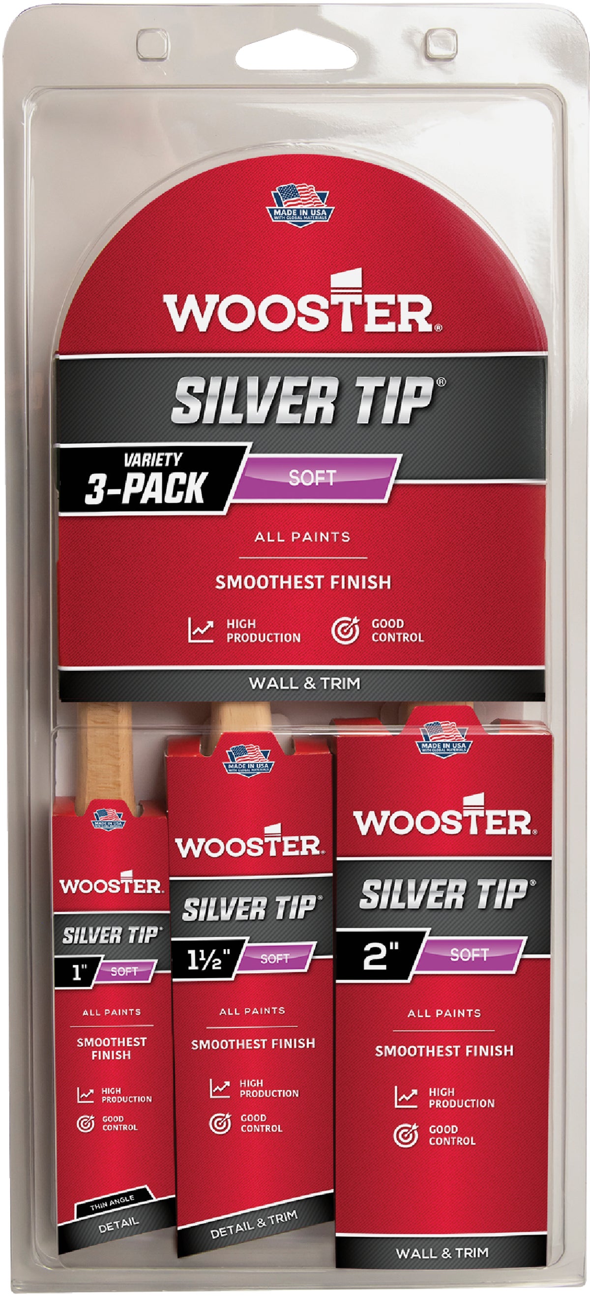 Wooster Silver Tip 1-1/2 Angle Sash Paint Brush