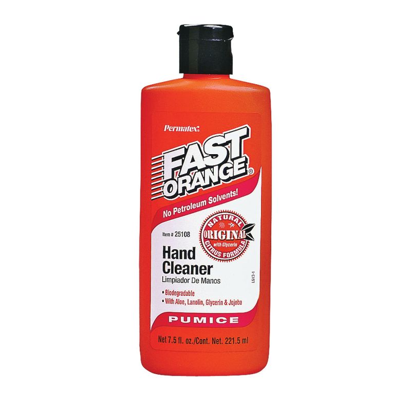 Fast Orange 25108 Hand Cleaner, Lotion, White, Citrus, 7.5 oz, Bottle White