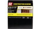 Grip-Rite Gold Construction Wood Screws #10 X 3-1/2 In.