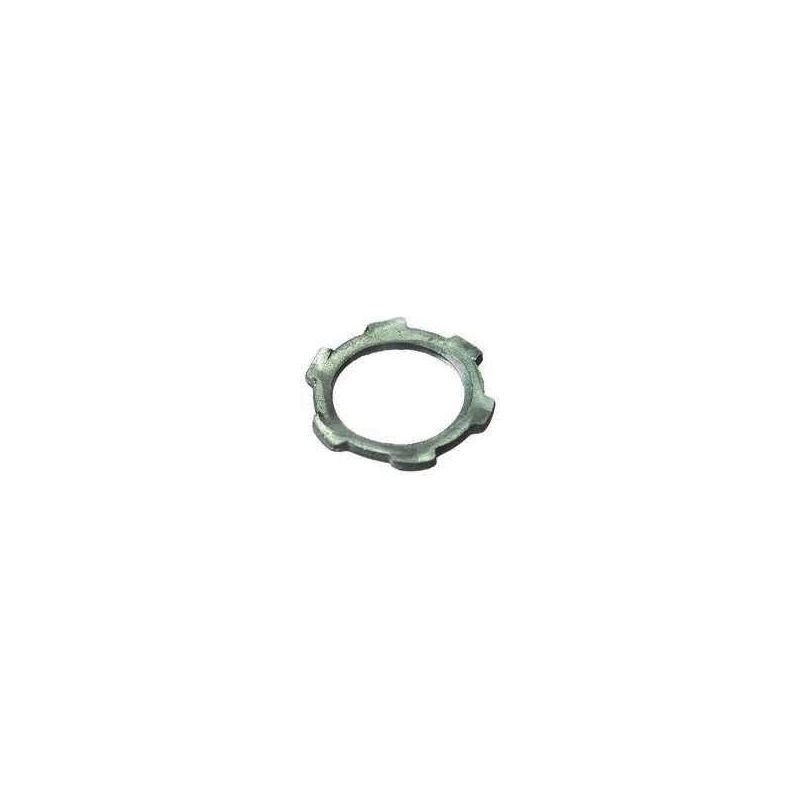 Halex 61930 Conduit Locknut, 3 in, Steel, Zinc