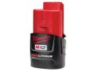 Milwaukee 48-11-2401 Compact Rechargeable Battery Pack, 12 V Battery, 1.5 Ah