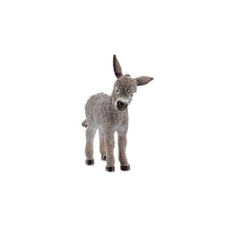 Schleich-S Farm World Series 13746 Toy, 3 to 8 years, XS, Donkey Foal, Plastic XS, Gray