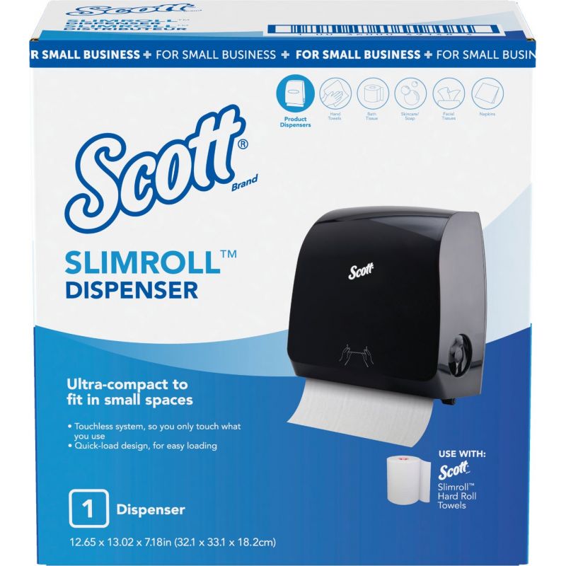 Kimberly Clark Scott Slimroll Paper Towel Dispenser Black