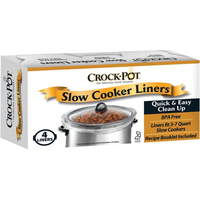 Reynolds 1001090000504 Slow Cooker Liners, 13 x 21, 4-Count – Toolbox  Supply