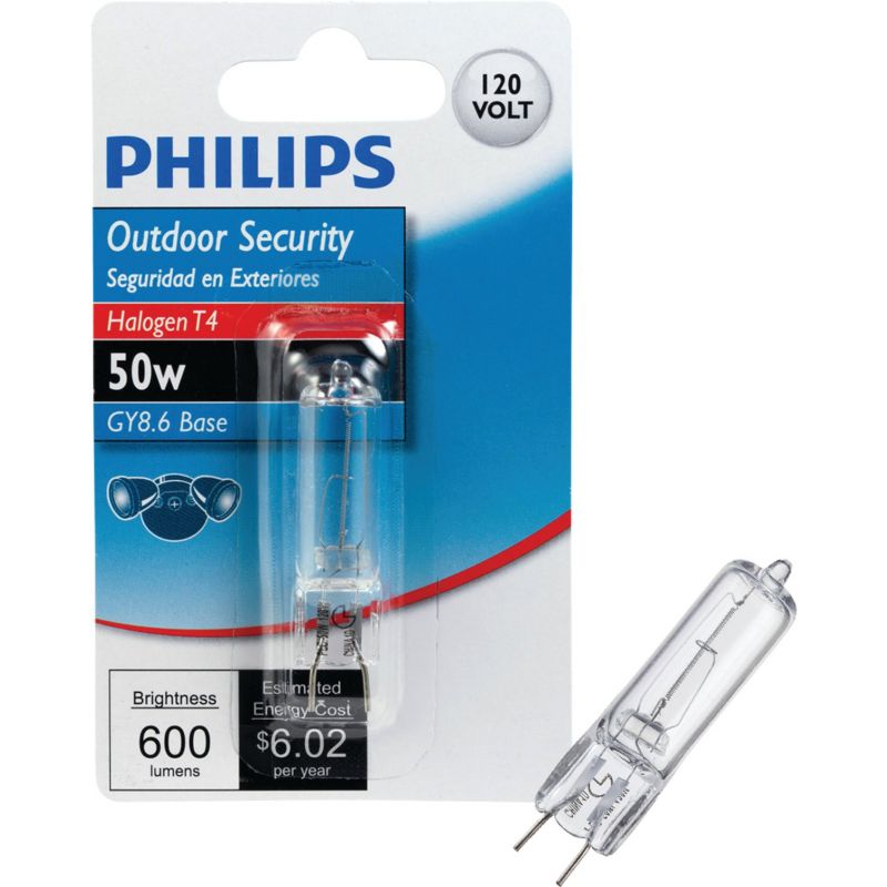 Philips T4 120V GY8.6 Halogen Special Purpose Light Bulb