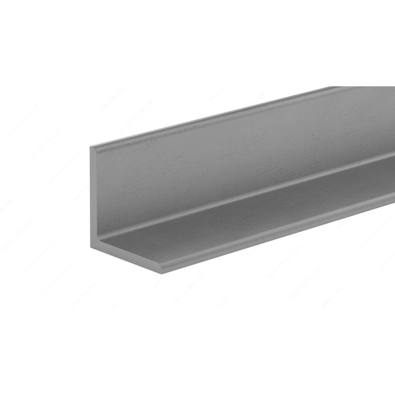 Reliable Mekano Series AA172 Angle Stock, 72 in L, 1/16 in Thick, Aluminum