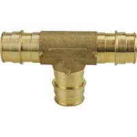 Shop 1 X 3/4 X 1/2 PEX Tee Lead Free Brass(39445) Low Prices & Fast  Shipping!