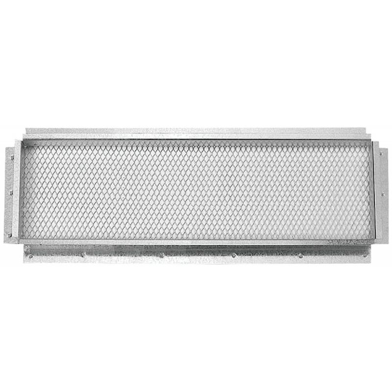 Bay City Metal Foundation Vent 6 In X 14-1/8 In, Gray