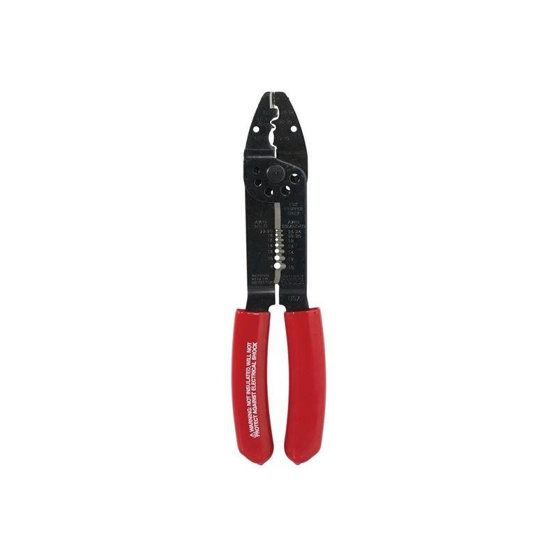 Klein Tools 1001 Electrician&#039;s Tool, 10 to 26 AWG Stranded, 8 to 22 AWG Solid Cutting Capacity, Cushion Grip Handle