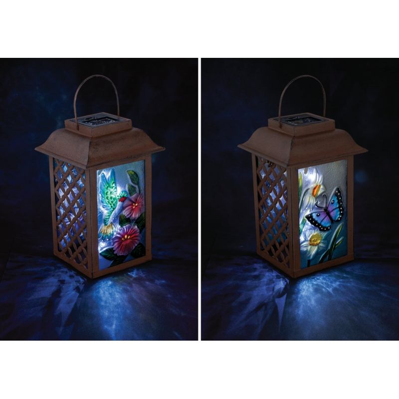 Outdoor Expressions Solar Patio Lantern Assorted