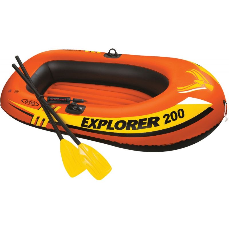Intex Explorer 200 2-Person Inflatable Boat 78 In. X 46 In., 210 Lb.