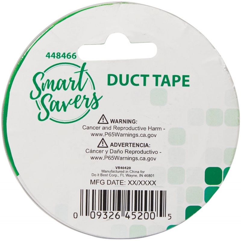 Smart Savers Duct Tape Silver (Pack of 12)