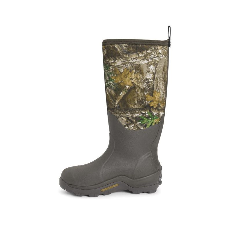The Original Muck Boot Company Woody Max Series WDM-RTE-RTR-140 Hunting Boots, 14, Brown/Realtree Edge Camo 14, Brown/Realtree Edge Camo