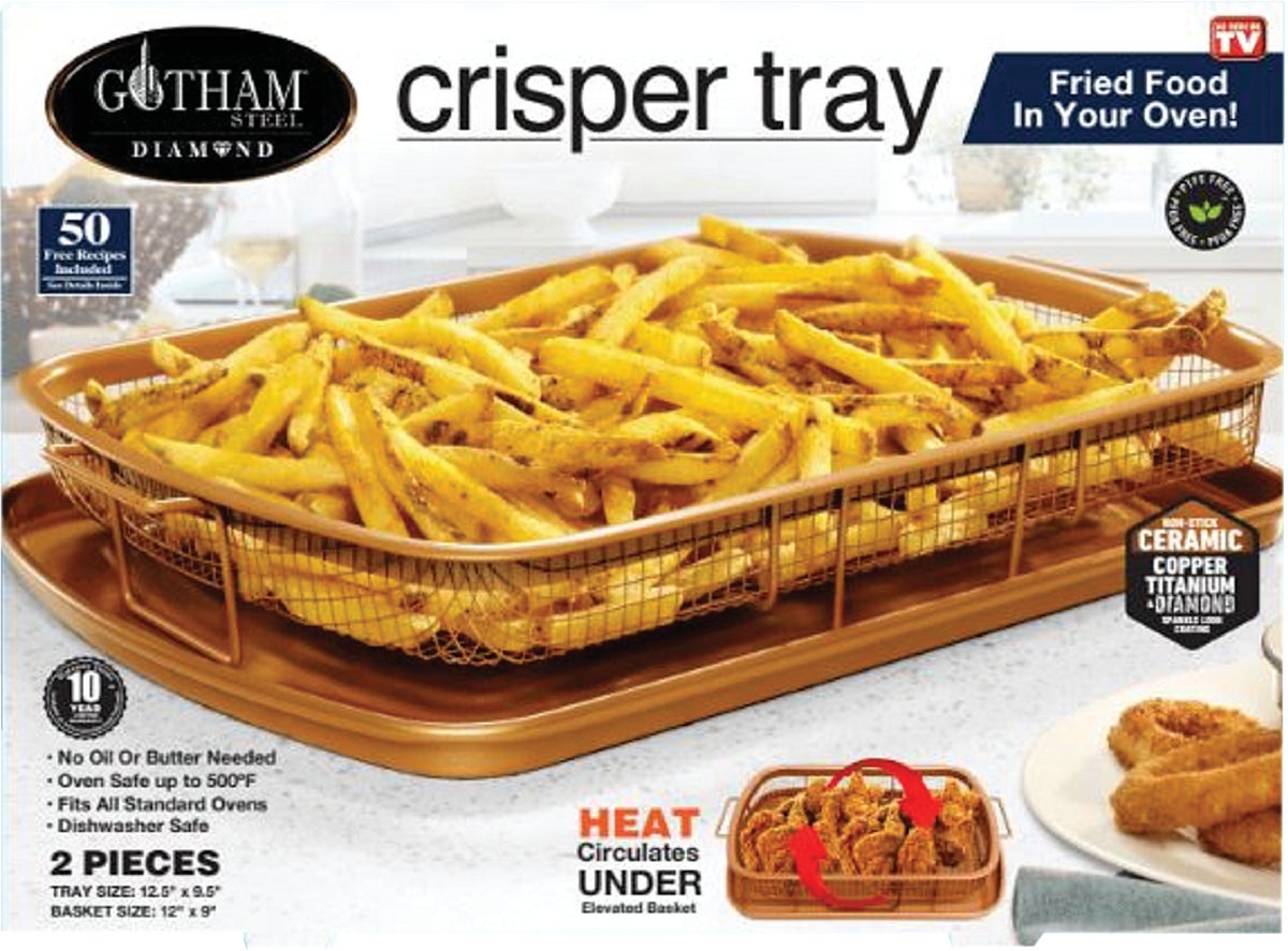 Copper Crisper Tray - 2 Pc Set