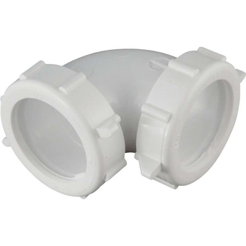 Plastic 90 degrees Double Slip-joint Coupling Elbow 1-1/2 In. Or 1-1/4 In.