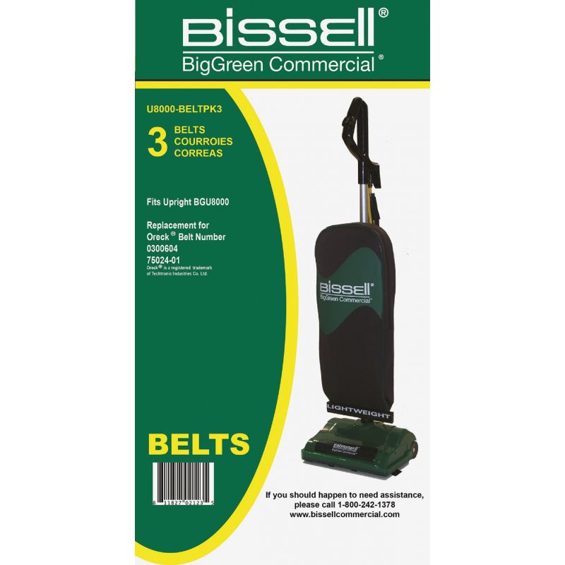 Bissell BigGreen Commercial Vacuum Cleaner Belt