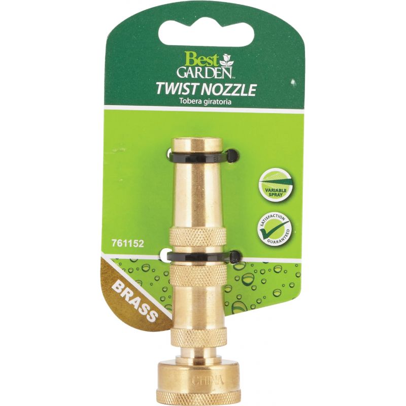 Best Garden Brass Twist Nozzle Brass
