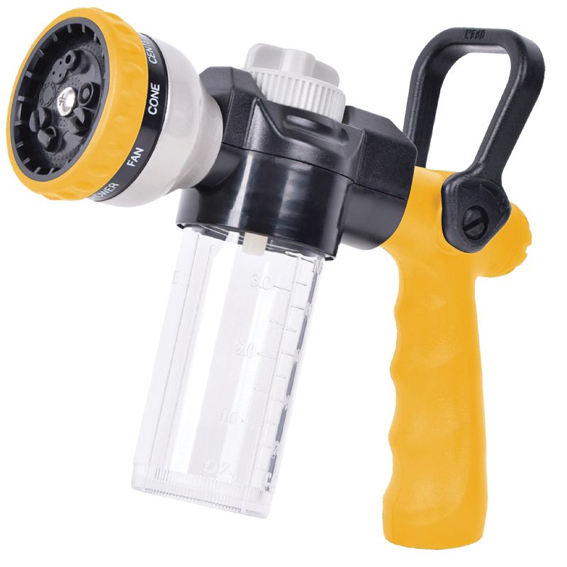 Landscapers Select C7508 Spray Nozzle, Female, Zinc Alloy/TPR, Silver/Yellow Silver/Yellow