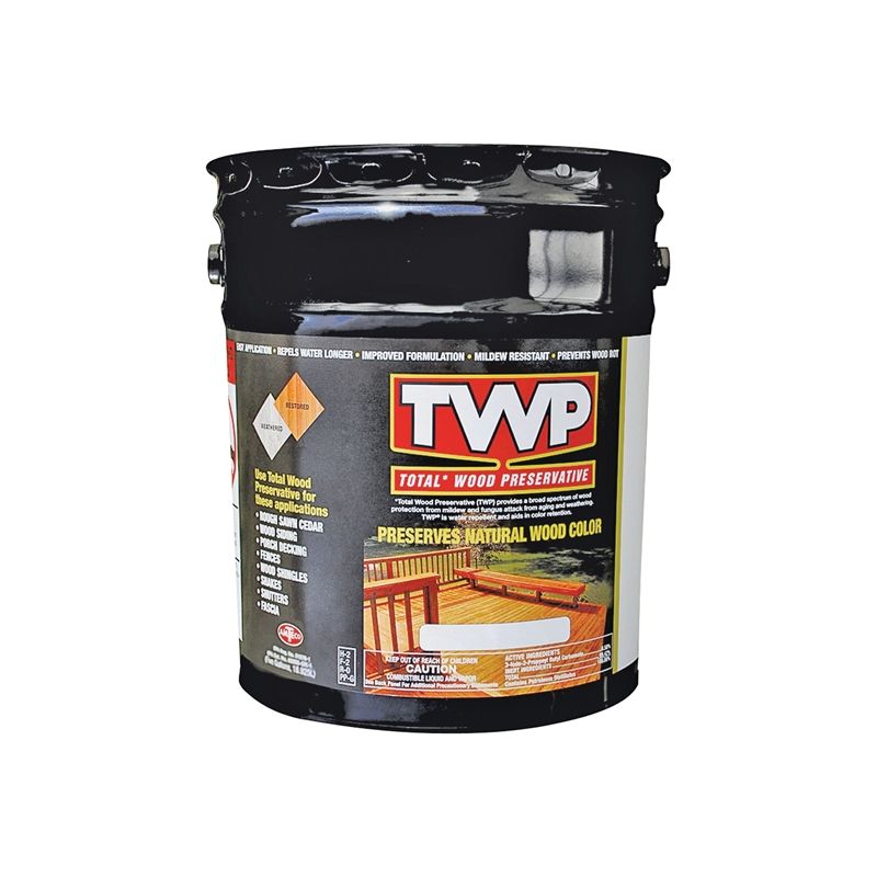 TWP 100 Series TWP-101-5 Wood Preservative, Cedartone, Liquid, 5 gal, Can Cedartone