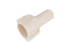 Gardner Bender Hex-Lok 25-1H1 Wire Connector, 22 to 8 AWG Wire, Copper Contact, Thermoplastic Housing Material, Tan Tan