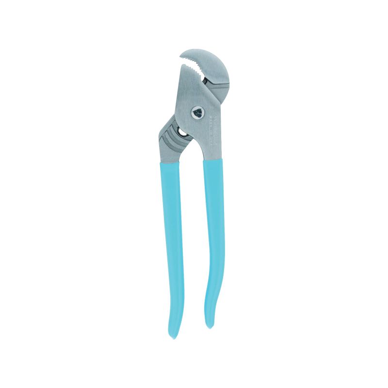 CHANNELLOCK 410 Tongue and Groove Plier, 9-1/2 in OAL, 1.12 in Jaw Opening, Blue Handle, Cushion-Grip Handle