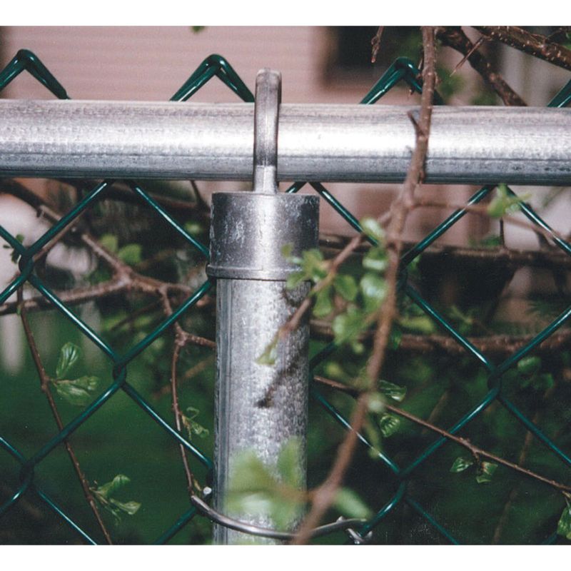 Acculink CVG1160 Chain-Link Fence, 11 ga Mesh Wire, 60 in x 50 ft Mesh, Metal/Vinyl Mesh, Green Green
