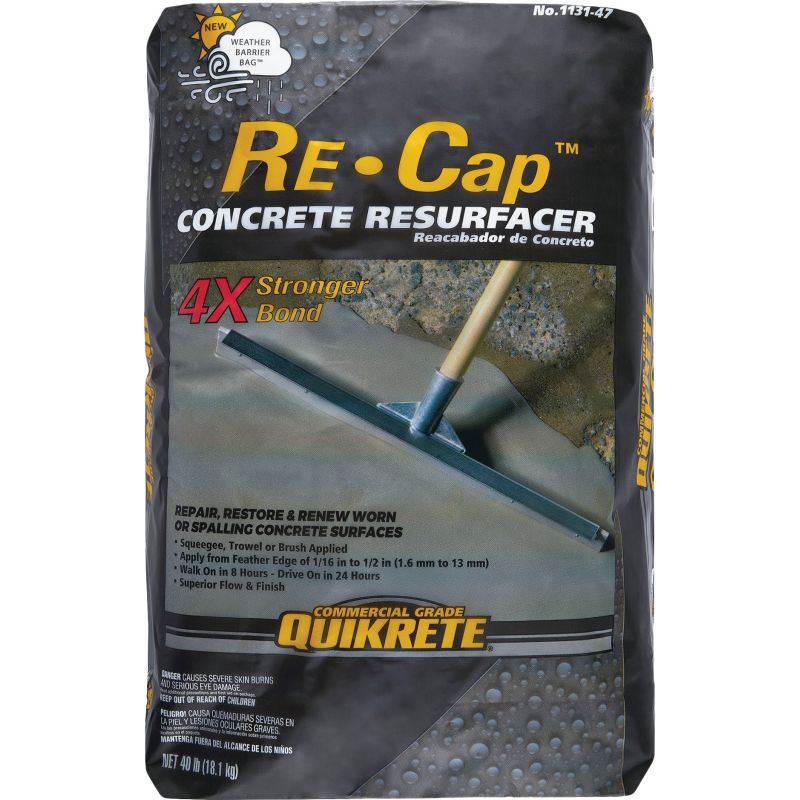 Quikrete Re-Cap Concrete Resurfacer 40 Lb.