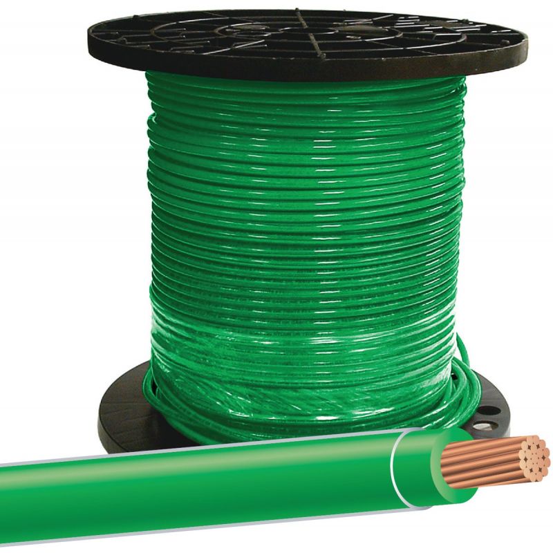 Southwire 8 AWG Stranded THHN Electrical Wire Green