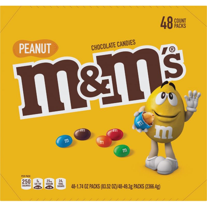 M&amp;M&#039;s Chocolate Candy (Pack of 48)