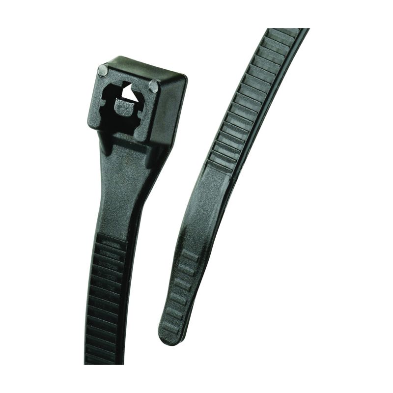 GB Xtreme 46-308UVBFZ Cable Tie, Nylon, Black Black