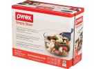 Pyrex Simply Store 6-Piece Round Glass Storage Container Set With Lids Airtight