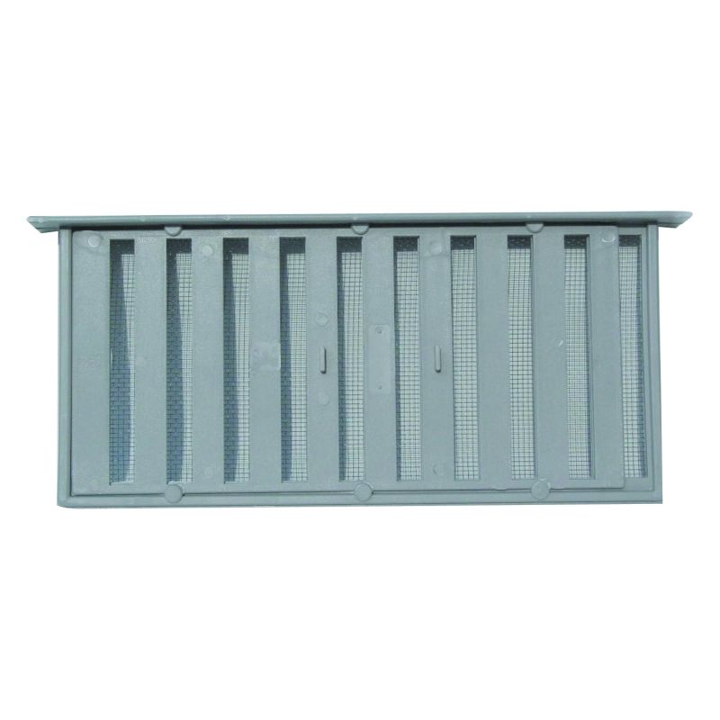 Witten Vent PMS-1 Foundation Vent, 40 sq-in Net Free Ventilating Area, Polypropylene, Gray Gray